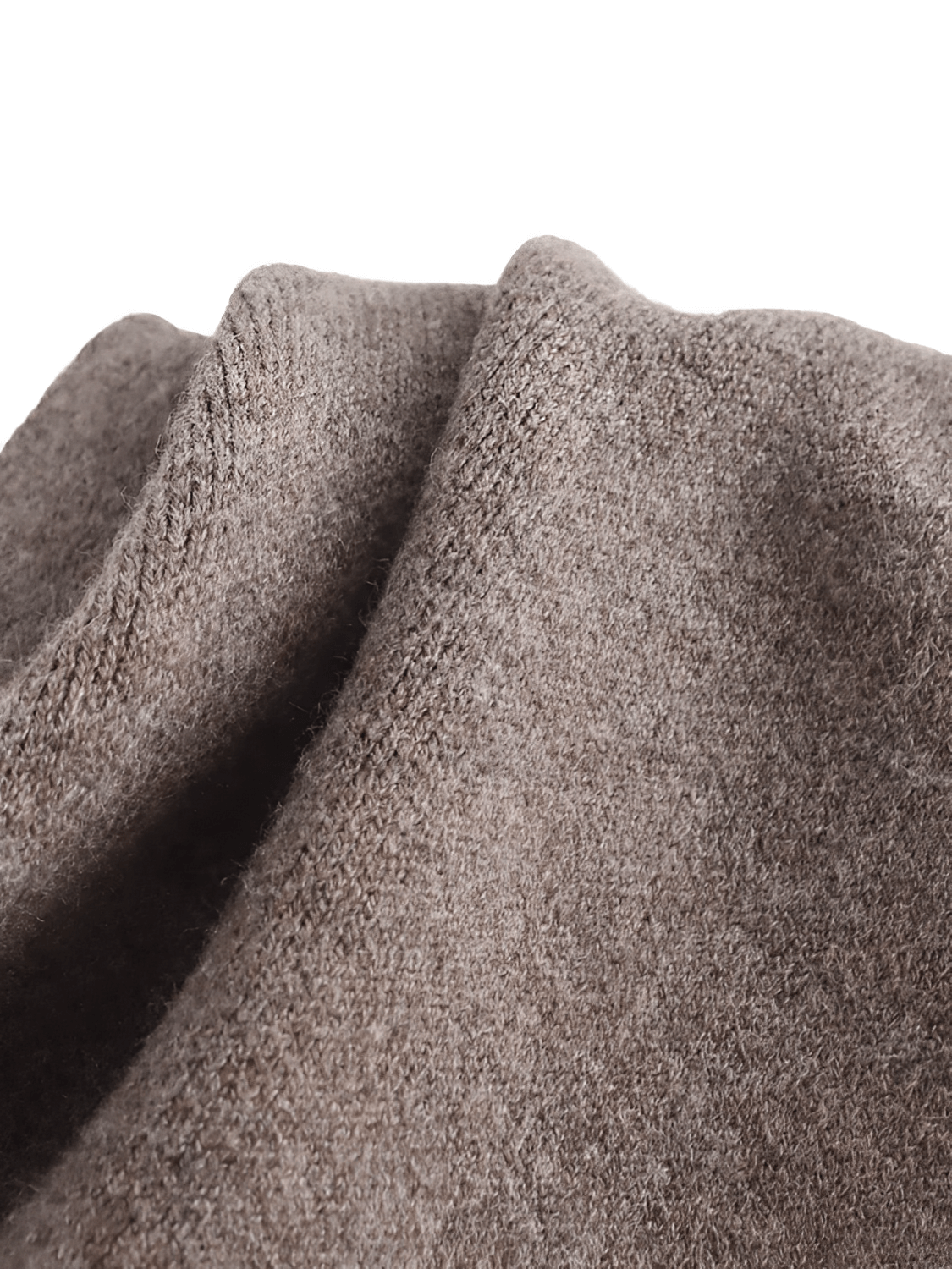 Casaco Poncho Assimétrico com Gola Lenço – Alana