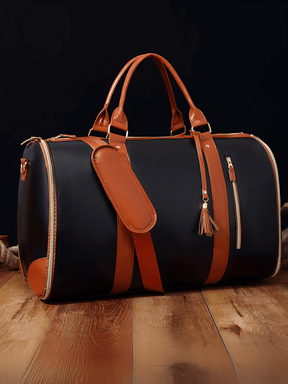 Bolsa Feminina de Viagem em Couro PU Dobrável Multifuncional – Angela