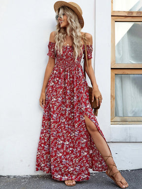 Vestido Longo Ombro a Ombro Lily