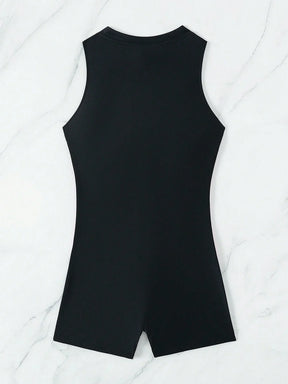 Maiô Esportes Zíper Frontal