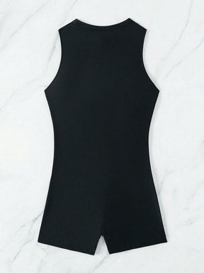 Maiô Esportes Zíper Frontal