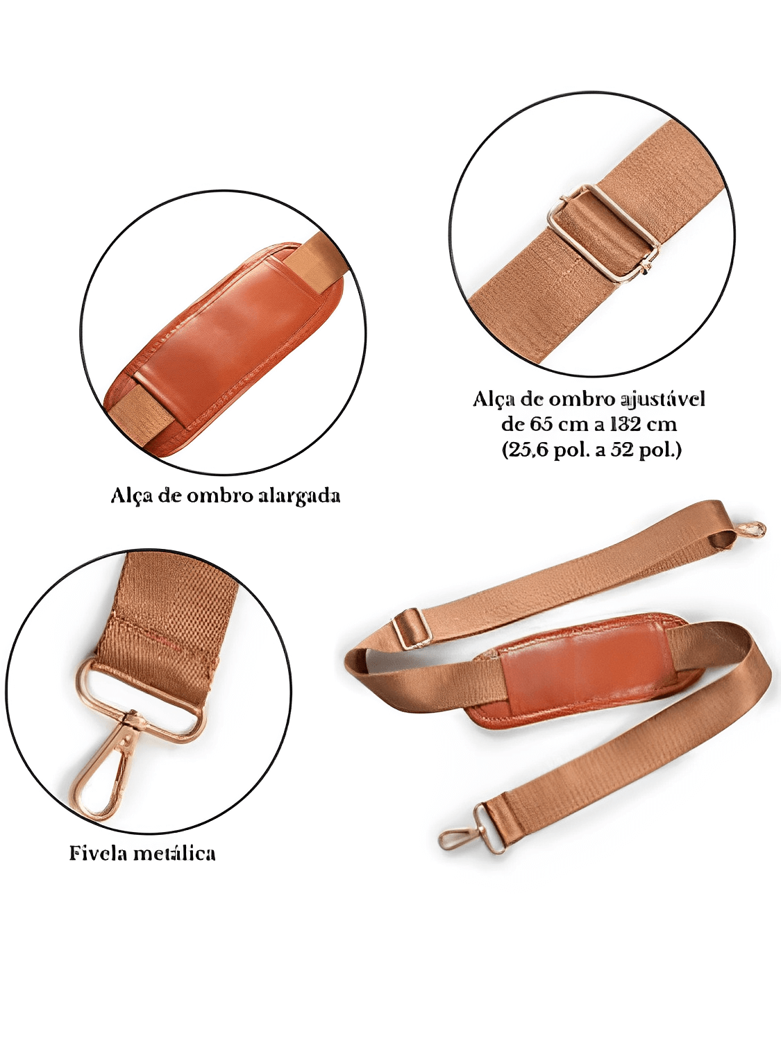 Bolsa Feminina de Viagem em Couro PU Dobrável Multifuncional – Angela