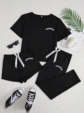 Conjunto De Pijama 3 Peças