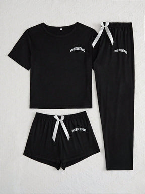 Conjunto De Pijama 3 Peças
