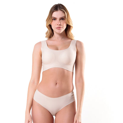 Kit Top e Calcinha Biquíni Segunda Pele Skin UP