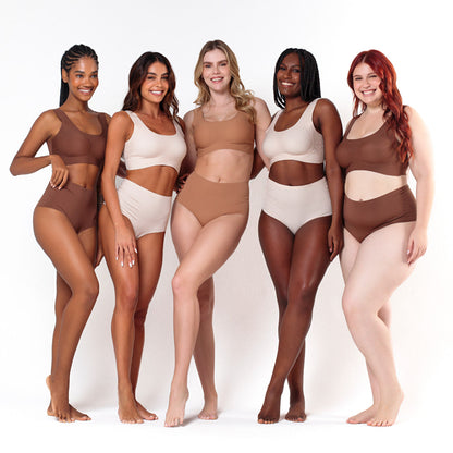 Calcinha Cós Alto Segunda Pele Skin UP