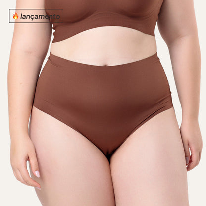 Calcinha Cós Alto Segunda Pele Skin UP