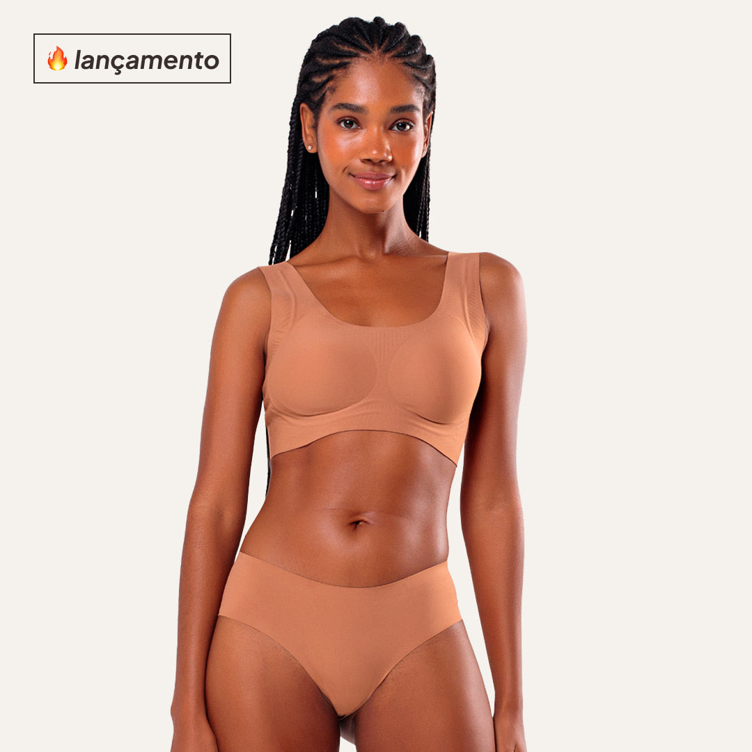 Kit Top e Calcinha Biquíni Segunda Pele Skin UP - BF