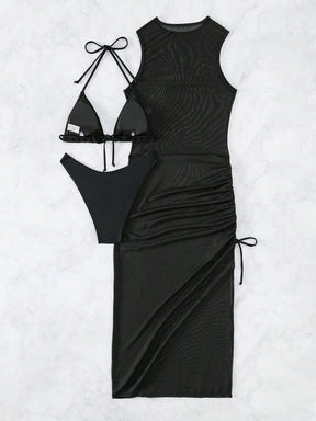 Conjunto Biquíni 3 Peças Elegante