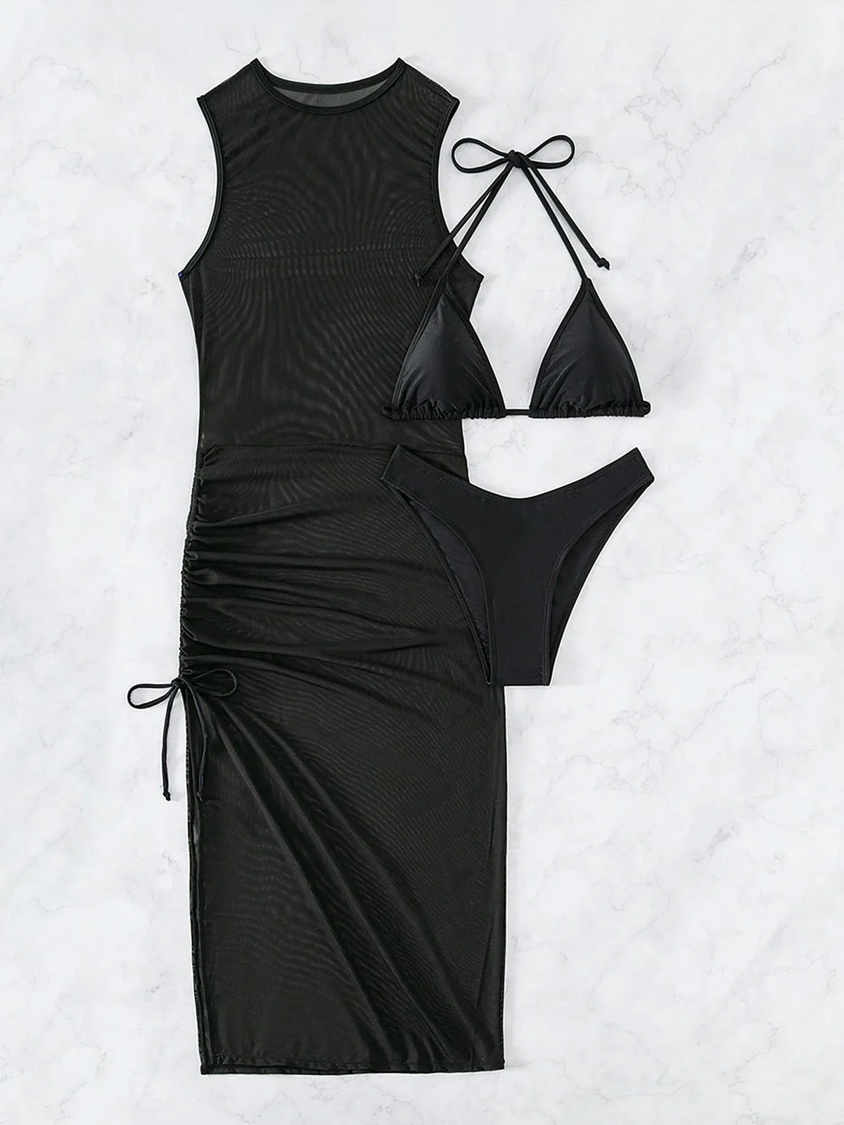 Conjunto Biquíni 3 Peças Elegante