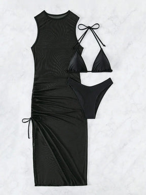 Conjunto Biquíni 3 Peças Elegante