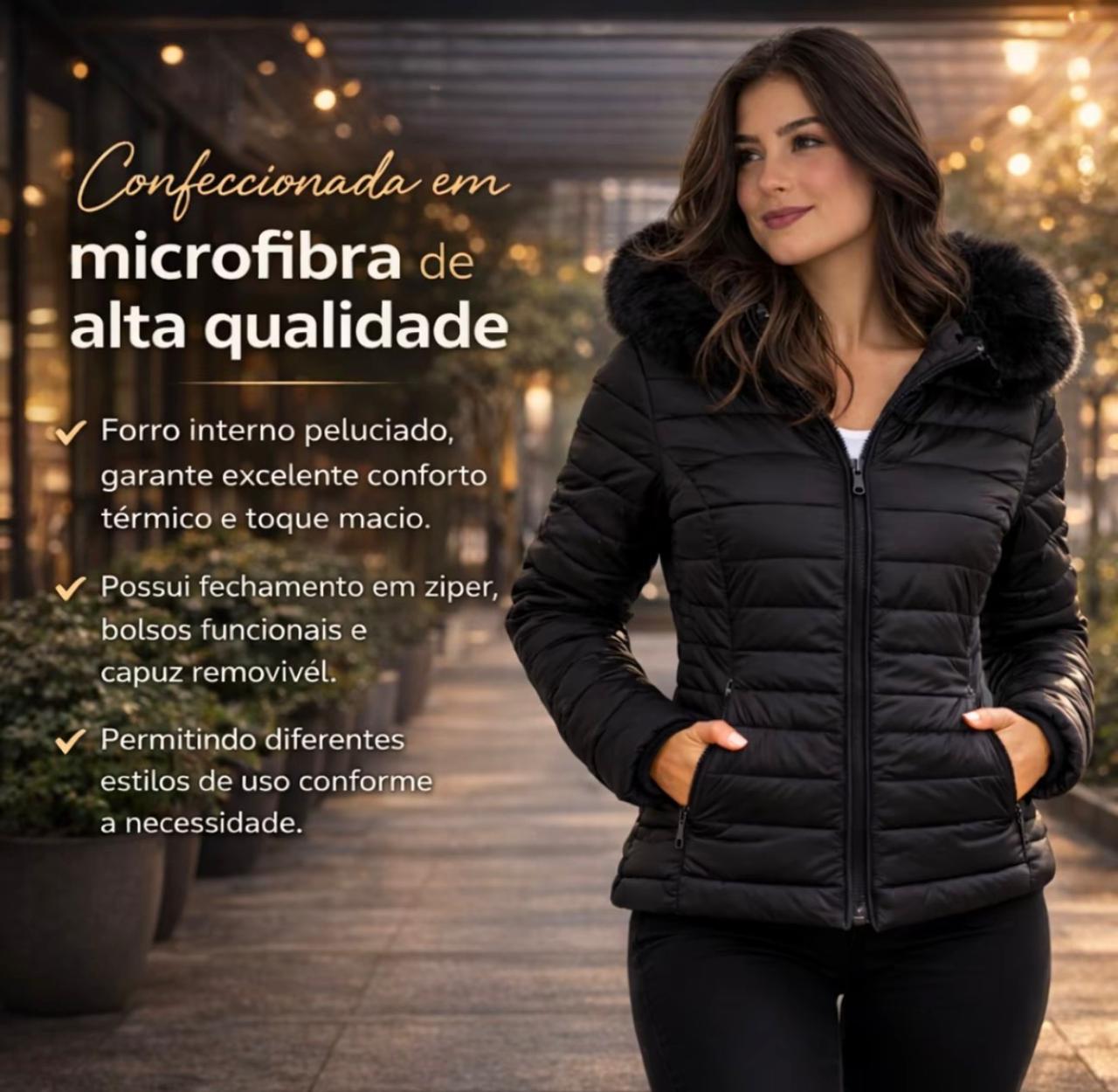 Kit 3 Jaquetas Puffer